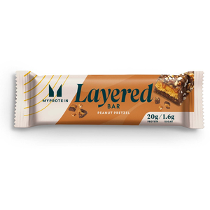 Layered protein bar (60g)| Cookies protéinés|Chocolat Peanut|MyproteinVendu parmyprotein