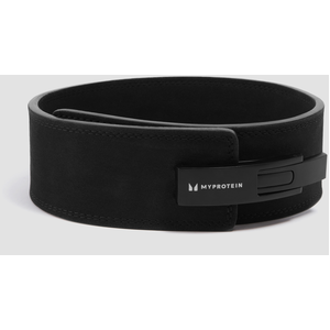 Ceinture de musculation en cuir Myprotein Noir - M pas cher