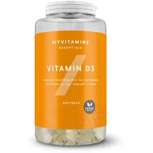 Myvitamins Vitamine D3 en gélules - 180Gélules molles - VeganVendu parmyprotein