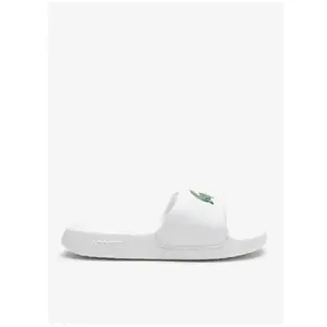 Comparateur de prix : Lacoste Femme Women's Serve Slide 1.0 Sandale, WHT/GRN, 37 EU