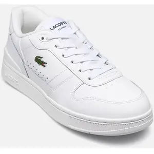 Chaussures Lacoste T-Clip Set Crocodile Ortholite blanc pur femme - 40 pas cher