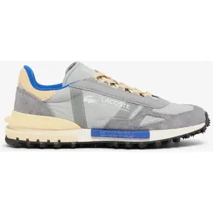Chaussures Lacoste Elite Active gris beige bleu électrique - 43 pas cher