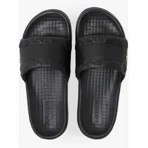 Lacoste Serve Slide Hybrid Monogram Noir pas cher