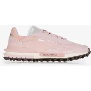 Comparateur de prix : Baskets Lacoste Elite Active Bright rose argenté femme - 37