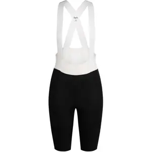Rapha - Women's Pro Team Bib Shorts III - Long - Cuissard vélo femme Black / White - L pas cher