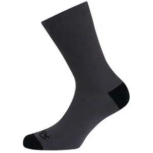 Rapha - Merino Socks - Regular - Chaussettes vélo Dark Grey / Black - S pas cher
