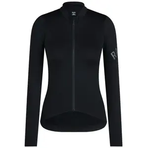 Rapha - Women's Pro Team Long Sleeve Midweight Jersey - Maillot vélo femme Black / Grey - XXS pas cher
