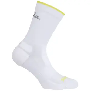 Rapha - Brevet Socks - Chaussettes vélo White / Chartreuse - M pas cher
