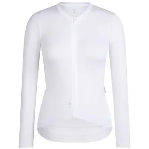 Rapha - Women's Pro Team Long Sleeve LW Jersey III - Maillot vélo femme White / Silver - XS