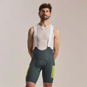 Rapha - Men's Brevet Cargo Bib Shorts III - Cuissard vélo homme Dark F... pas cher