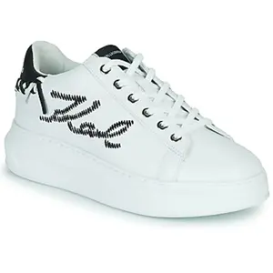 Karl Lagerfeld Baskets En Cuir Karl Lagerfeld Kapri Whipstitch Lo Lace Pour Femme - 37