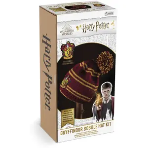 Eaglemoss Collections Harry Potter - Kit de bricolage tricoté chapeau Bobble - Gryffondor