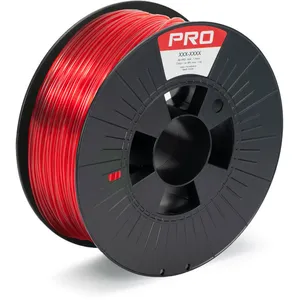 Filament pour imprimante 3D Rs Pro pet-g, ø 1.75mm, Rouge translucide,...