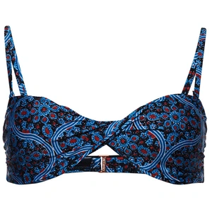 Comparateur de prix : Haut de bikini bandeau torsadé bohème femme Superdry Bleu 40 W3010156A-5KX