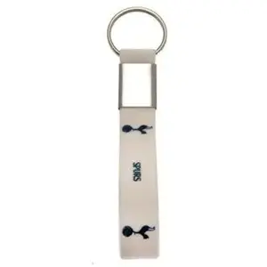 Tottenham Hotspur FC Silicone Keyring One Size blanc pas cher