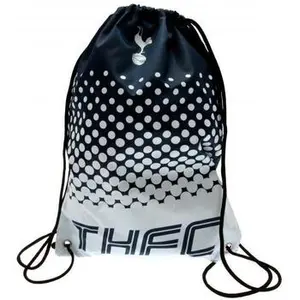 Tottenham Hotspur FC Fade Design Drawstring Gym Bag 44 x 33cm naval/gris