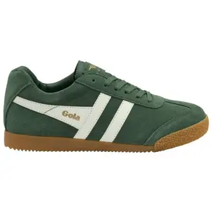 Baskets femme Gola Harrier Suede Vert 39 CLA192IN pas cher