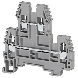 IMO - Borne de jonction deux étage à vis 2,5mm² - pas 5mm - grise pas cher
