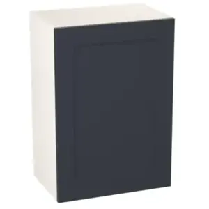 Meuble haut de cuisine avec 1 porte GoodHome Artemisia bleu L. 50 x H.... pas cher