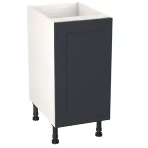 Meuble bas de cuisine avec 1 porte GoodHome Artemisia bleu L. 40 x H. ... pas cher