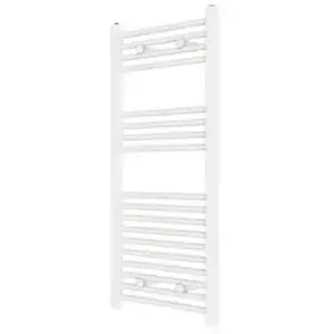 Comparateur de prix : Sèche-serviettes eau chaude en acier Flomasta blanc 411W