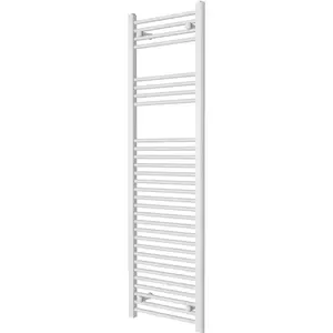 Comparateur de prix : Sèche-serviettes eau chaude plat en acier Flomasta blanc 609W