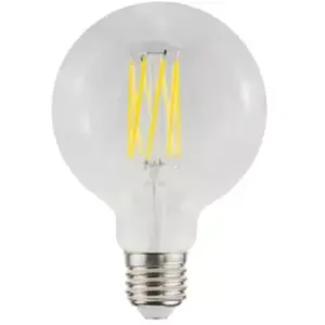 Ampoule LED E27 globe Ø9.5cm filament 806lm=60W blanc chaud Eco Jacobsen pas cher