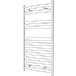 Comparateur de prix : Radiateur sèche-serviettes blanc 566W 1 100mm x 600mm Flomasta