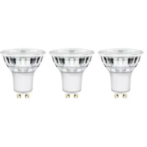 Lot 3 ampoules LED spot réflecteur GU10 345lm 3.6W = 35W Ø5cm Diall bl... pas cher