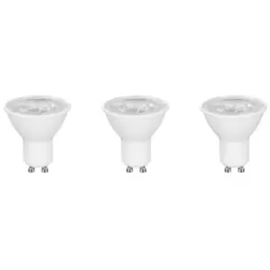 Lot 3 spots réflecteur LED GU10 230lm 35W 5cm blanc chaud Diall pas cher