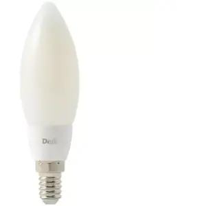 Ampoule LED à filament flamme E14 650lm 4.8W = 51W Ø3.5cm Diall blanc neutre pas cher