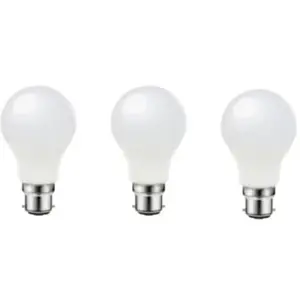 Lot 3 ampoules LED A60 B22 806lm 7.3W = 60W Ø6cm Diall blanc neutre pas cher