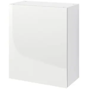 Meuble haut de cuisine avec 1 porte GoodHome Stevia blanc L. 60 x H. 7... pas cher