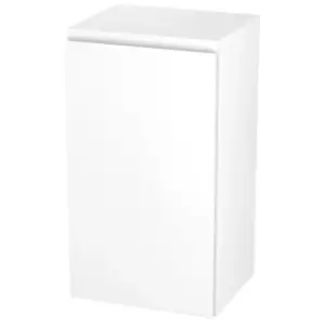 Meuble haut de cuisine avec 1 porte GoodHome Garcinia blanc brillant L... pas cher