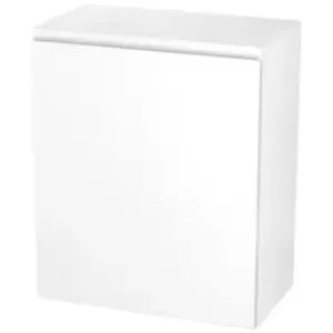 Meuble haut de cuisine avec 1 porte GoodHome Garcinia blanc brillant L... pas cher