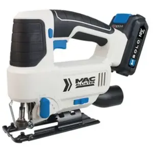 Scie sauteuse sans fil avec batterie 18 V - Pendulaire (4 niveaux) - vitesse 0-2700 rpm - Mac Allister MSJ18-LiVendu parcastorama