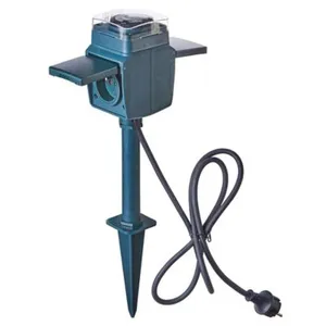 LAP Piquet de jardin 2 prises programmables pas cher