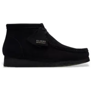 Clarks Boot Clarks Wallabee Boot 26155517 - Noir - 43 pas cher