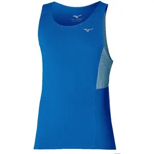 Comparateur de prix : Débardeur femme Mizuno Active Dryaeroflow Tank Bleu L MAG7203411
