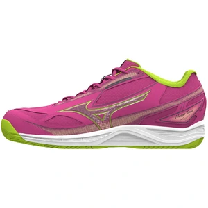 Chaussures de padel femme Mizuno Break Shot 4 Rose 38,5 61GB233666 pas cher