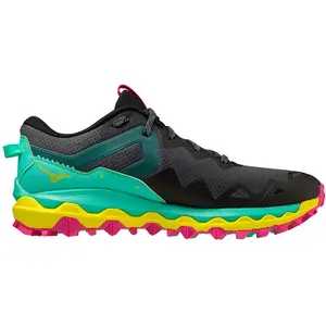 Mizuno Wave Mujin 9 Chaussure Trail Femmes - Gris , Vert, Pointure 38 pas cher