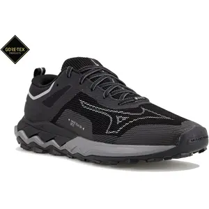 Mizuno Wave Ibuki 4 GTX - Chaussures trail femme Black / Gray / Gray 40 pas cher