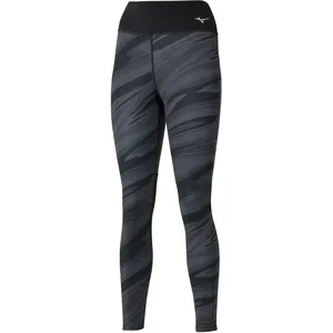 Mizuno 7/8 Printed Collant Tight Femmes - Noir, Taille XL pas cher