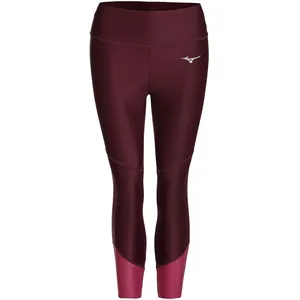 Mizuno Impulse Core 3/4 Collant De Course Femmes - Violet, Taille XS pas cher