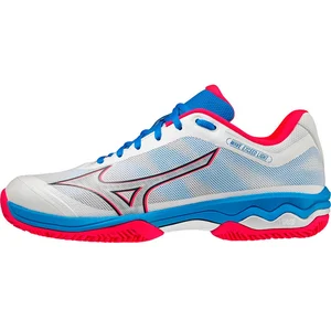 Mizuno Homme Wave Exceed Light Padel Chaussures, White Operared Peace Blue, 40.5 EU pas cher