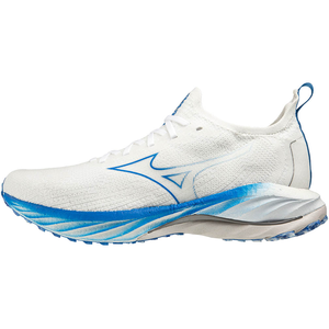 Mizuno Chaussures De Running Blanc/Bleu Homme Mizuno Wave - 43 pas cher