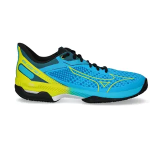 Chaussures de tennis Mizuno Wave Exceed Tour CC Bleu 44 61GC227425 pas cher