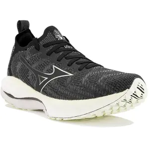Mizuno Wave Neo Wind W Chaussures de sport femme déstockage Noir 40.5 pas cher