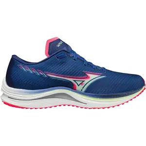 Mizuno Wave Rebellion bleu / rose / blanc 41 pas cher