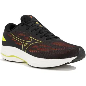Mizuno Wave Ultima 15 - Chaussures running homme Black / Evening Primrose / Spicy Orange 45 pas cher